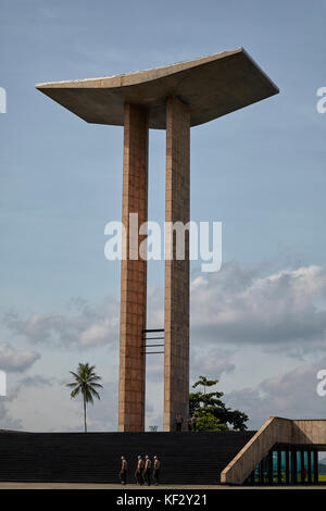 Monumento aos Mortos Da Segunda Guerra Mundial, la II Guerra Mondiale monumento, Rio de Janeiro, Brasile, Sud America Foto Stock