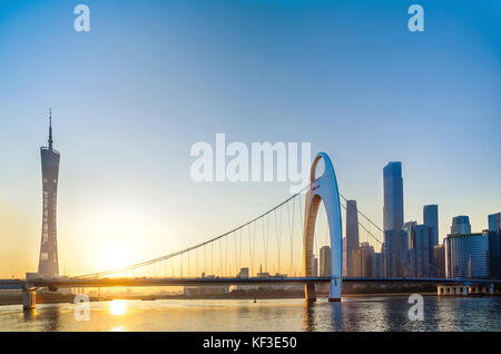 Paesaggio urbano del Guangdong, Guangzhou Foto Stock