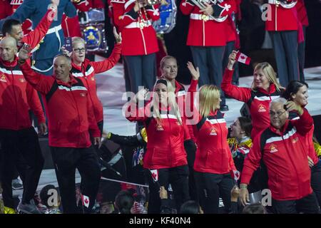 Reali e politici partecipano alla cerimonia di apertura degli Invictus Games presso Air Canada. Caratterizzato: Atmosfera dove: Toronto, Canada quando: 23 settembre 2017 credito: Euan Cherry/WENN.com Foto Stock