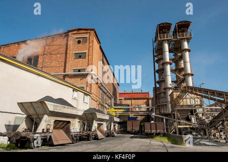 Raffineria di zucchero. Foto Stock