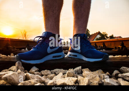 Tave Nike Air Max Foto Stock