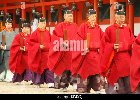 Giappone, Kyoto, Santuario Heian, Jidai Matsuri, festival, persone Foto Stock