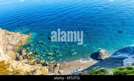 Fantastica spiaggia nei pressi di capo d'orlando Foto Stock