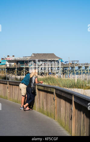 Grand Strand, Myrtle Beach, Carolina del Sud, Stati Uniti d'America Foto Stock