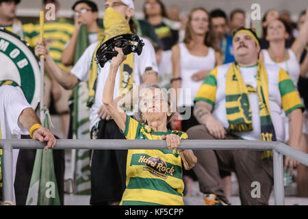 Tampa Bay Rowdies. Al Lang Stadium. St Petersburg FL. Foto Stock