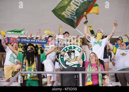 Tampa Bay Rowdies. Al Lang Stadium. St Petersburg FL. Foto Stock