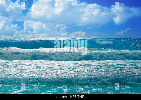 Forum di cancun spiaggia playa gaviota azul in Messico in hotel Zona Foto Stock