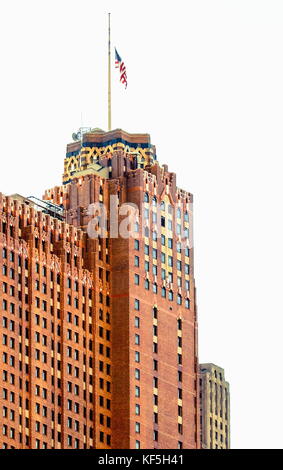 Detroit, MI, USA - 2 ottobre 2016: Il Guardian Building è un grattacielo di riferimento negli Stati Uniti Foto Stock