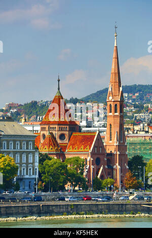 Il Buda chiesa calvinista a budapest, Ungheria Foto Stock