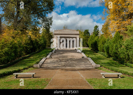 Il primo edificio del Lincoln Memorial (1911) presso il Abraham Lincoln Birthplace National Historical Park a Hodgenville, Kentucky o Foto Stock