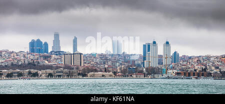 Istanbul europea skyline laterale Foto Stock
