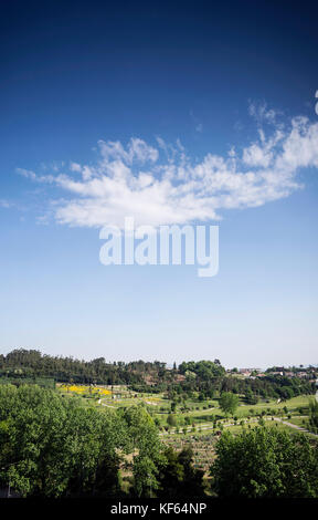 Il parco della città paesaggio rurale di Vila Nova de famalicao Portogallo del nord Foto Stock