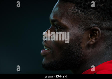 Elche, Spagna. 25 Ott 2017. Thomas dell'Atletico de Madrid durante il round spagnolo della Coppa del Rey (King's Cup) del 32 prima partita di calcio tra Elche CF e Atletico de Madrid allo stadio Martinez Valero di Elche Credit: Sergio Lopez/Pacific Press/Alamy Live News Foto Stock