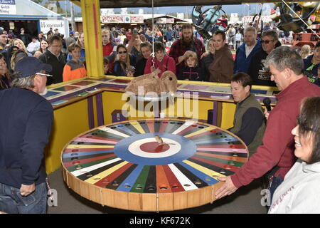 Alaska state fair, Palmer, Alaska, Stati Uniti d'America, gioco d'azzardo, gioco, giochi, abilità possibilità, equo, divertimenti, parco divertimenti, carnevale, gioco di carnevale, rischio, bet, Foto Stock