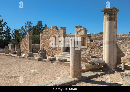 Il Santuario di Apollo Hylates, Kourion, Limassol, Cipro Foto Stock