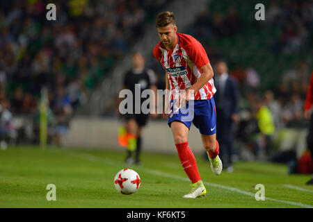 Elche, Spagna. 25 ottobre 2017. Sergi durante la partita tra Elche CF e Atletico de Madrid, round di 16 - 1a tappa della Copa del Rey 2017/18 allo Stadio Martinez Valero, Elche. 25 ottobre 2017. Crediti: Gtres Información más Comuniación on line, S.L./Alamy Live News Foto Stock