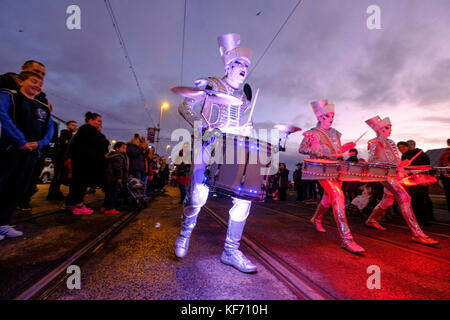 Festival di Blackpool della parata delle luci Foto Stock