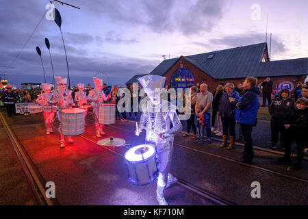 Festival di Blackpool della parata delle luci Foto Stock