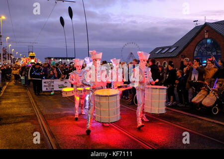 Festival di Blackpool della parata delle luci Foto Stock