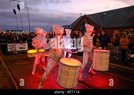 Festival di Blackpool della parata delle luci Foto Stock