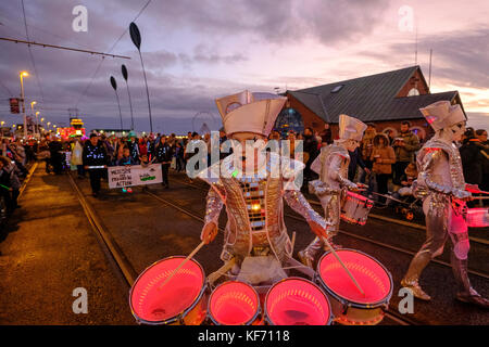 Festival di Blackpool della parata delle luci Foto Stock