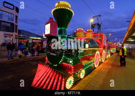 Festival di Blackpool della parata delle luci Foto Stock