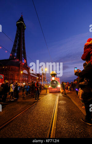 Festival di Blackpool della parata delle luci Foto Stock