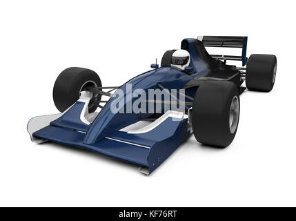 Gara di formula uno auto isolato Foto Stock