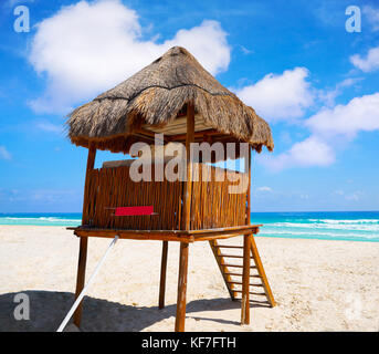 Playa marlin in cancun beach in riviera maya del Messico Foto Stock