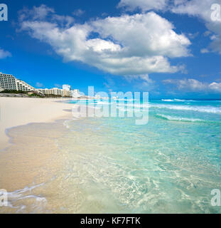 Playa marlin in cancun beach in riviera maya del Messico Foto Stock