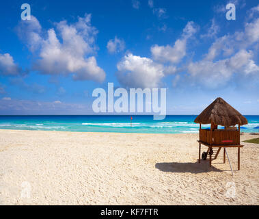 Playa marlin in cancun beach in riviera maya del Messico Foto Stock