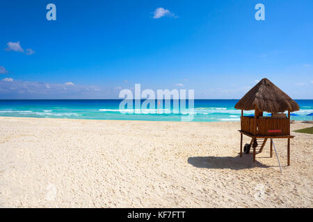 Playa marlin in cancun beach in riviera maya del Messico Foto Stock