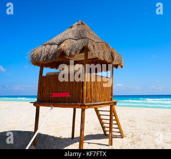 Playa marlin in cancun beach in riviera maya del Messico Foto Stock