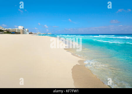 Playa marlin in cancun beach in riviera maya del Messico Foto Stock