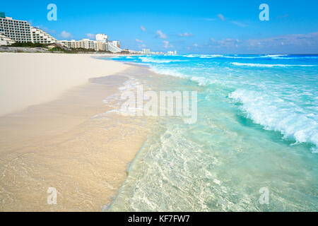 Playa marlin in cancun beach in riviera maya del Messico Foto Stock