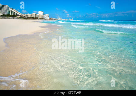 Playa marlin in cancun beach in riviera maya del Messico Foto Stock