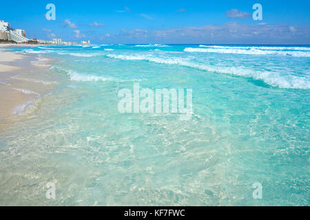 Playa marlin in cancun beach in riviera maya del Messico Foto Stock