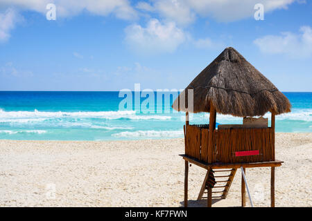 Playa marlin in cancun beach in riviera maya del Messico Foto Stock