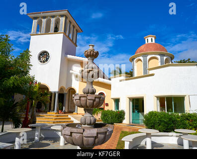 Puerto Morelos chiesa in riviera Maya in Messico Maya Foto Stock