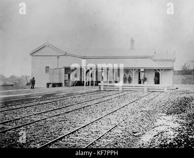 1 105244 Gympie stazione ferroviaria nel 1882 Foto Stock