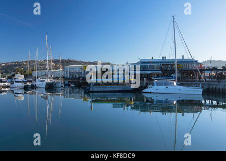 Barche a Knysna Yacht Club, Knysna, Capo Occidentale, Sud Africa Foto Stock