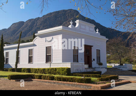 Huguenot memorial, franschhoek, Western Cape, Sud Africa Foto Stock