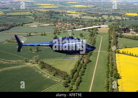 Aria Aria fotografie di elicotteri girato oltre il Northamptonshire Campagna Foto Stock