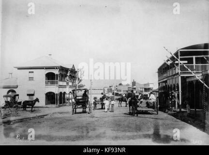 1 124412 Post Office sul Gill Street, Charters Towers, Queensland, ca. 1888 Foto Stock