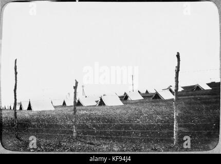 1 129895 Tende erette al Lytton Camp di quarantena, Lytton, Brisbane, 1919 Foto Stock