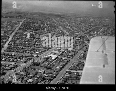 31399 vedute aeree di Mayfield serie mostra Maitland Rd Webb Park Stewart Lloyds BHP Hunter River Foto Stock