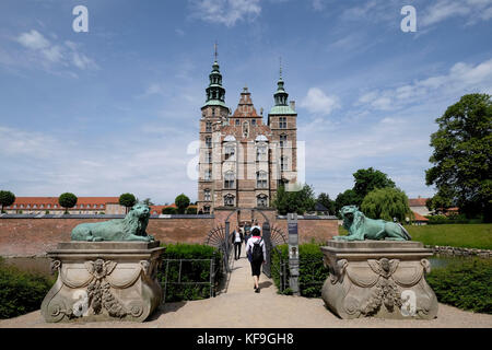 Danimarca, Copenhagen, Il Palazzo Rosenborg Foto Stock