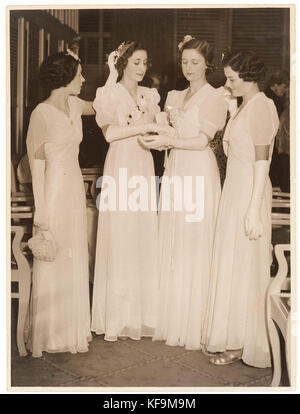 Ragazze di Sanfrediano, Sydney, 1930 Foto Stock