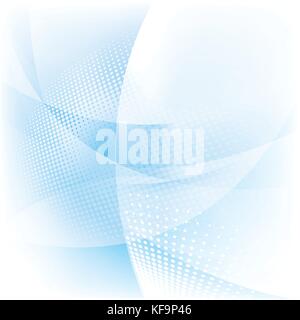 Abstract sfondo luminoso, vettore illustrazione blu Illustrazione Vettoriale