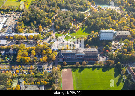 Ingresso e annessi Maxipark, Maxi Park, Maxi Park, ex spettacolo del giardino di Stato, Hamm Massimiliano con elefante di vetro, Hammer East, Hamm, Ruhr, Foto Stock